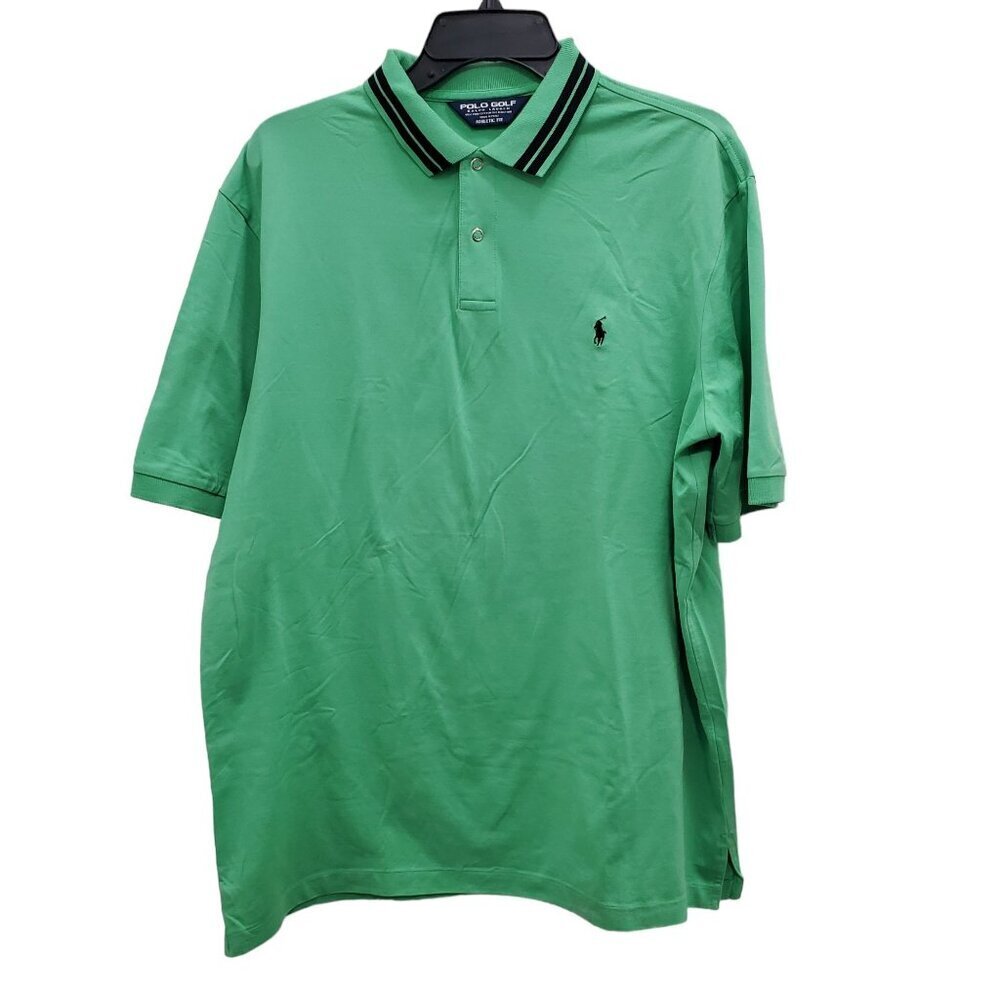 Polo Golf by Ralph Lauren Green Short Sleeve performance Polo